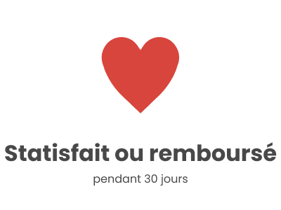 30 jours satisfait ou rembours&eacute;